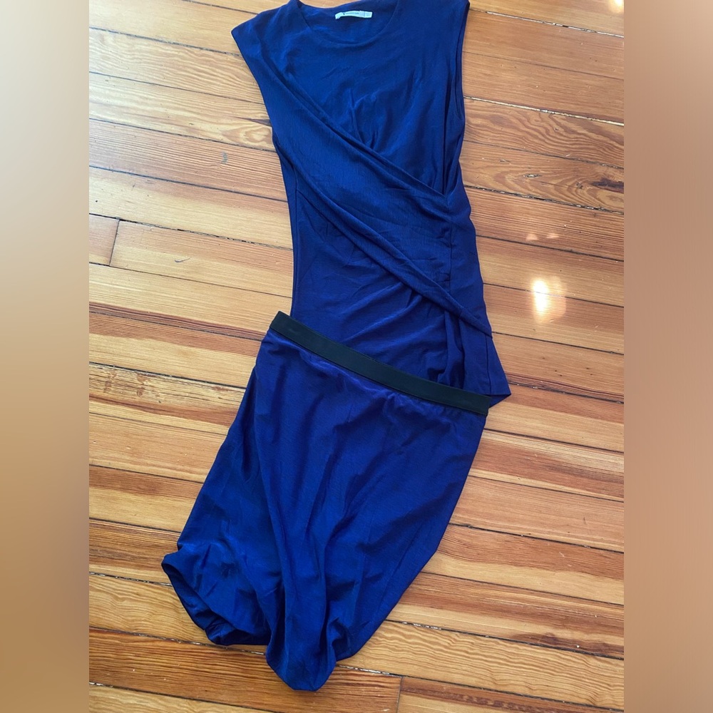 T Alexander Wang Navy sleeveless top and bodycon Mini skirt set Medium